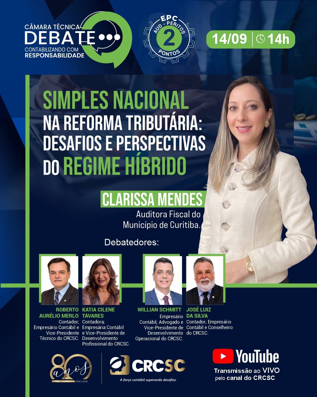 Câmara Técnica Debate “Simples Nacional na Reforma Tributária: desafios e perspectivas do Regime Híbrido”