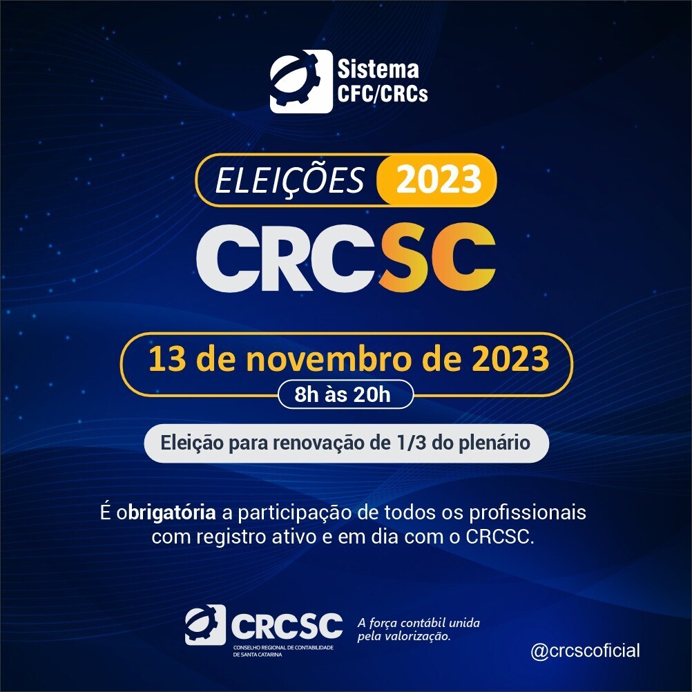 crcsc-tera-eleicoes-no-dia-13-de-novembro
