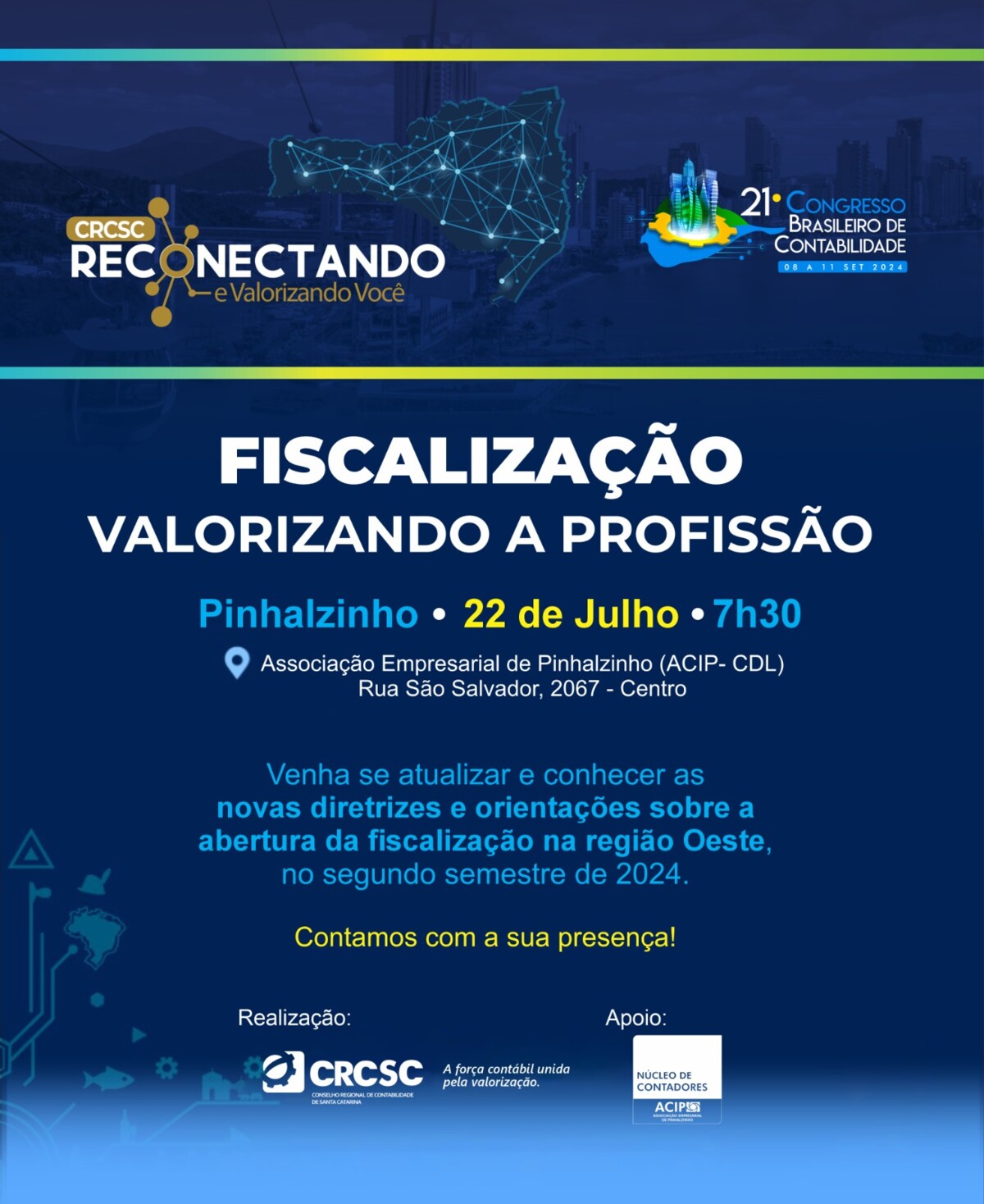 crcsc-promove-palestra-em-pinhalzinho-para-orientar-profissionais-sobre-abertura-da-fiscalizacao-na-regiao